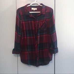 Plaid Flannel Top